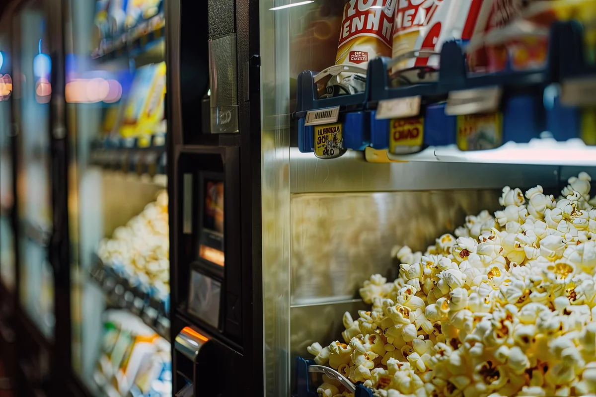automatic popcorn vending machine